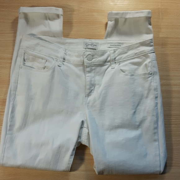 Jessica Simpson Denim - Jessica Simpson Rolled Cropped Skinny jeans.
